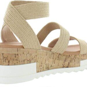 Steve Madden Bandi Ankle Strap Wedge - Size 7